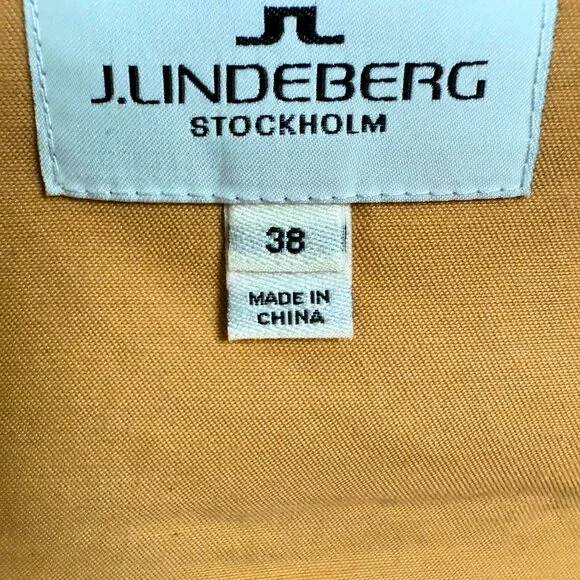 J. LINDEBERG Swedish Designer Trench Coat - Camel/Tan - Size 38 - Timeless Style - Picture 11 of 14